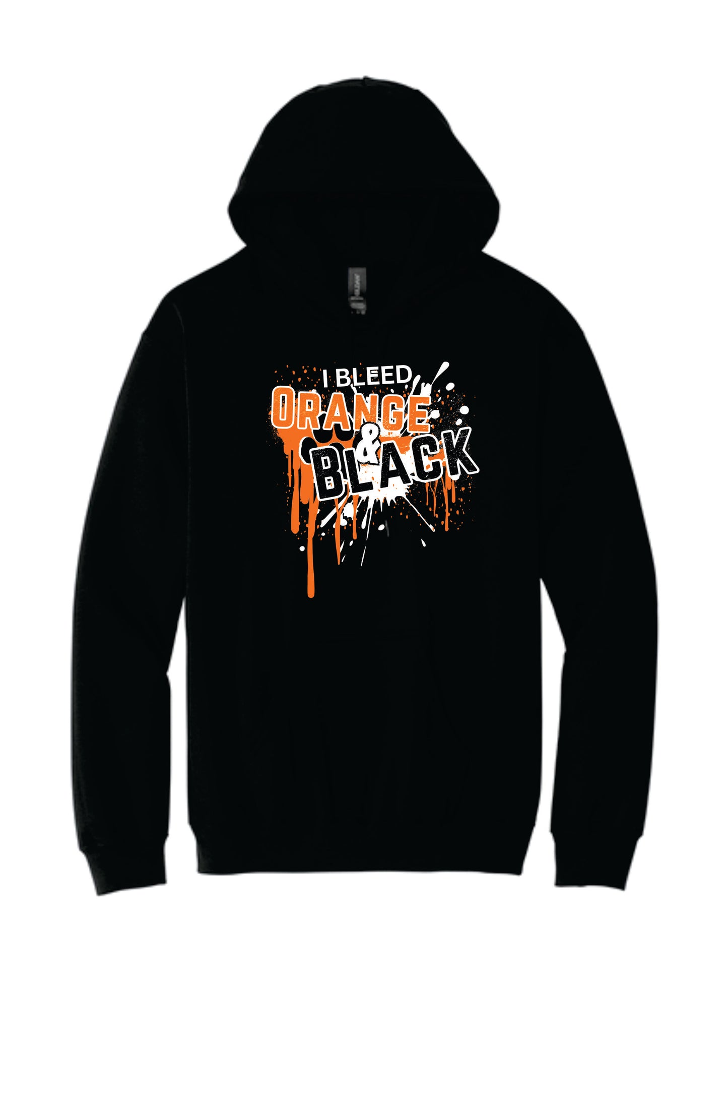 I Bleed Orange & Black Hoodie