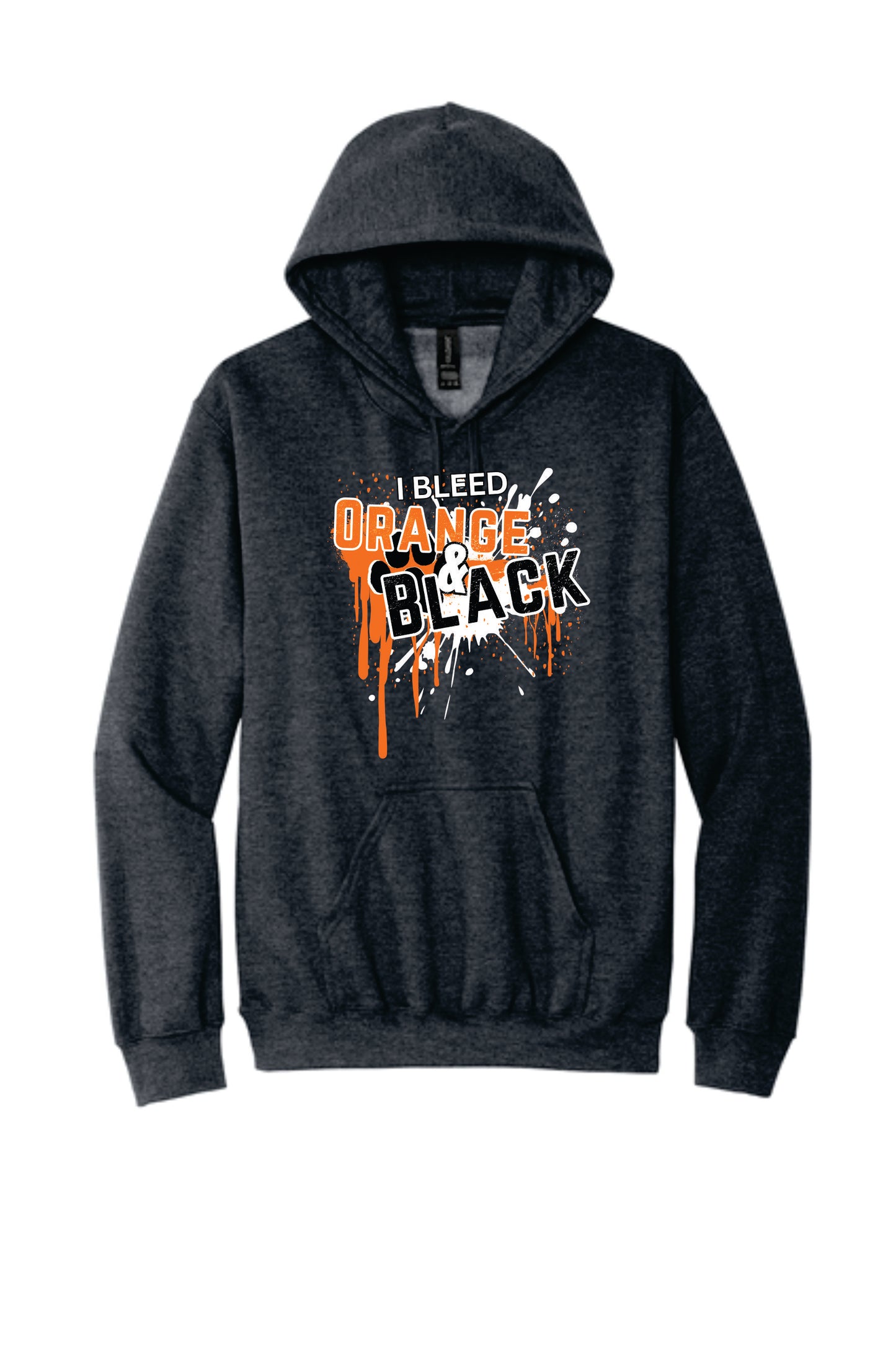 I Bleed Orange & Black Hoodie