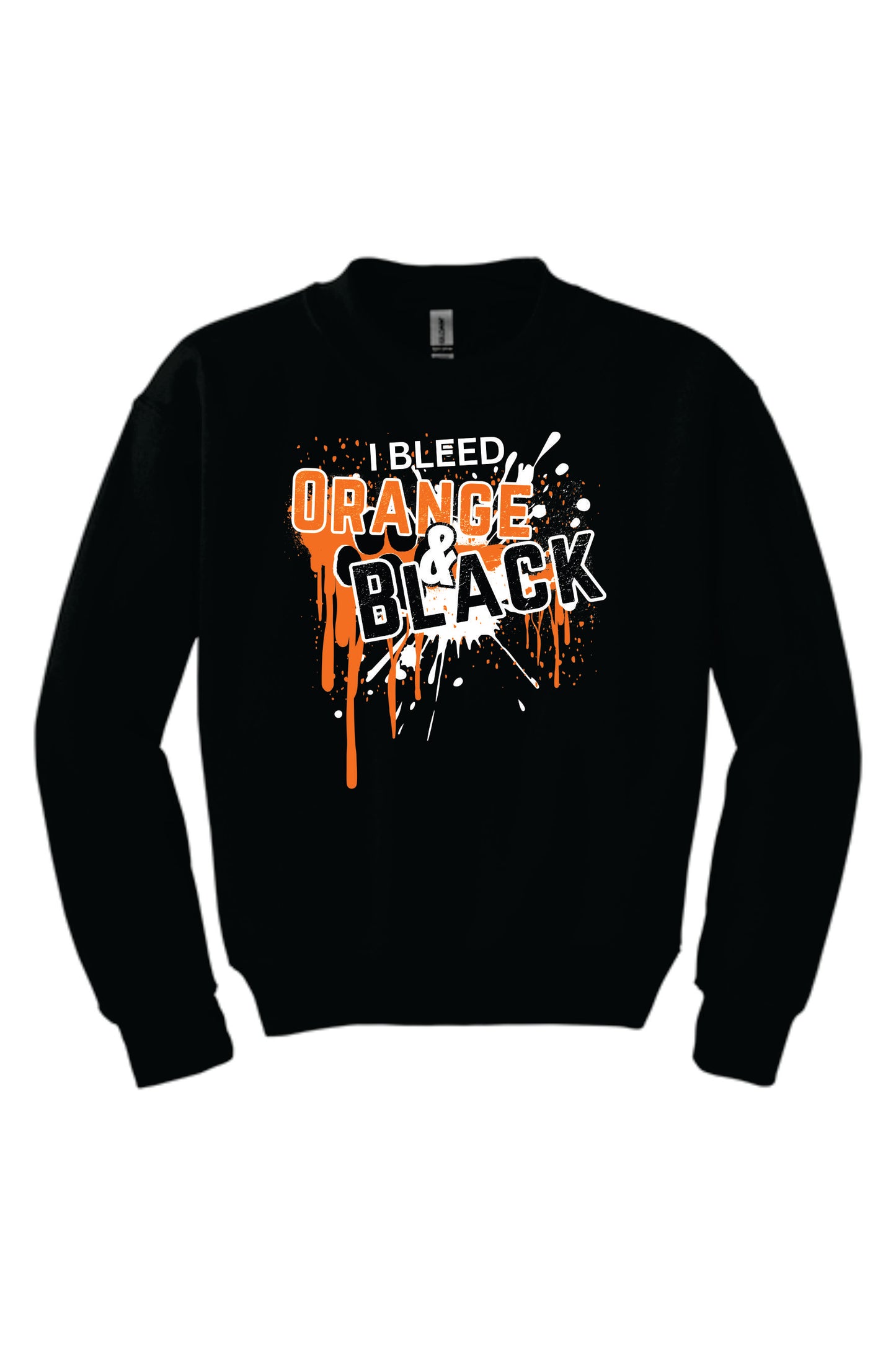 Youth I Bleed Orange & Black Crewneck