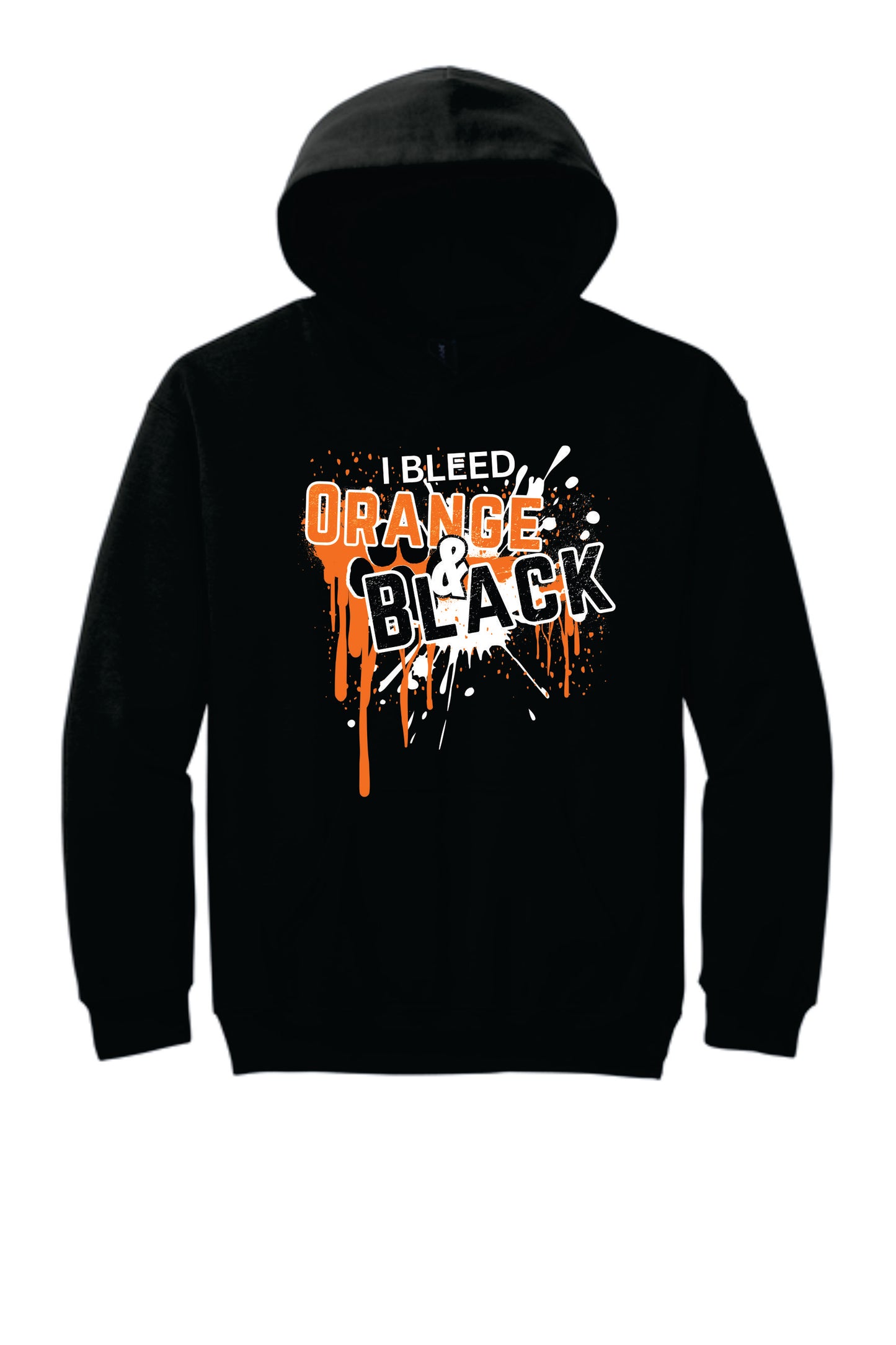 Youth I Bleed Orange & Black Hoodie