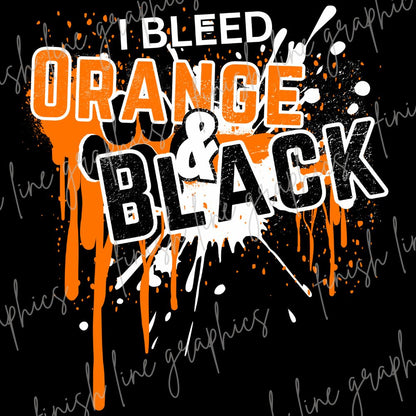 I Bleed Orange & Black