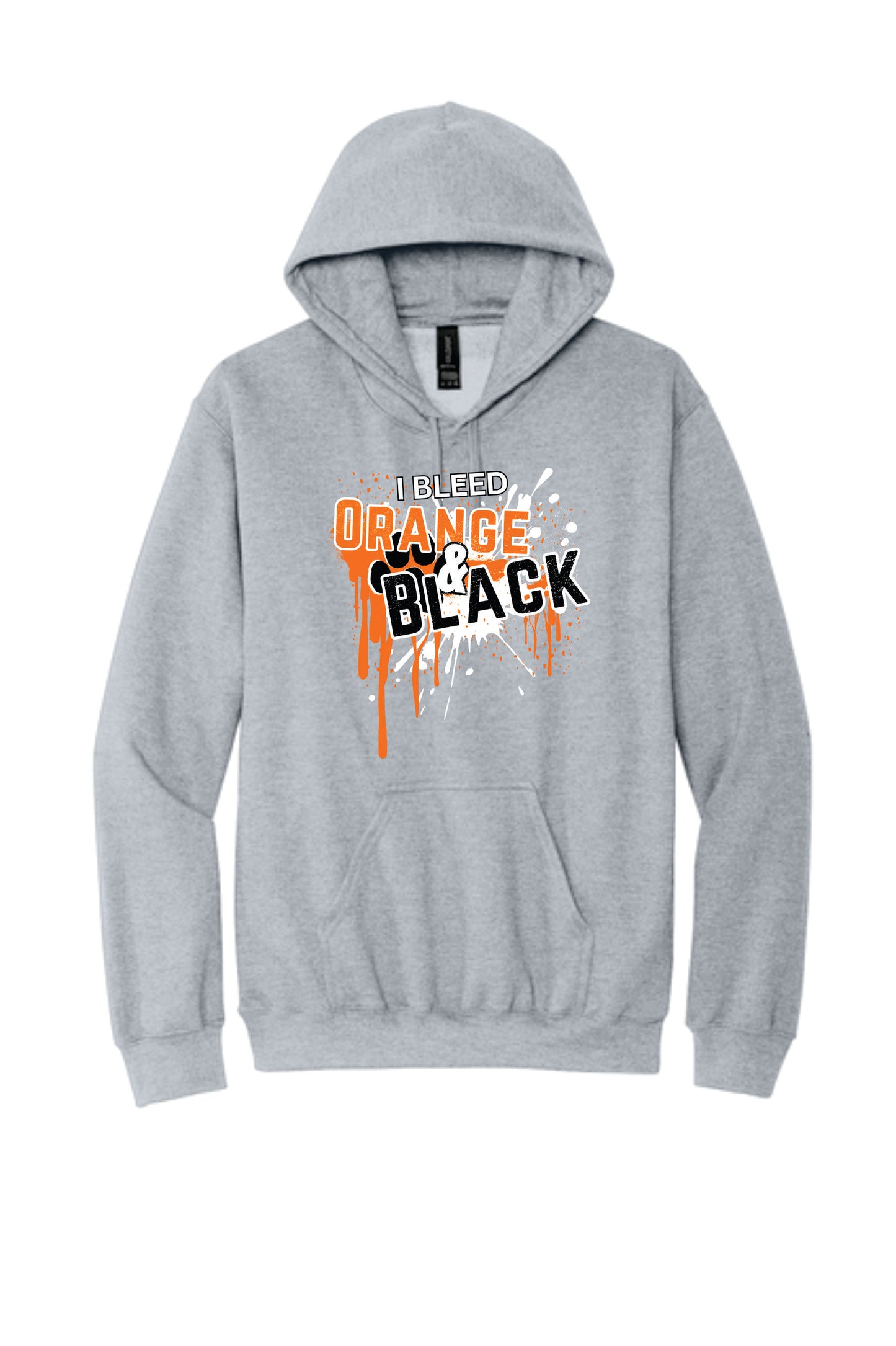 I Bleed Orange & Black Hoodie