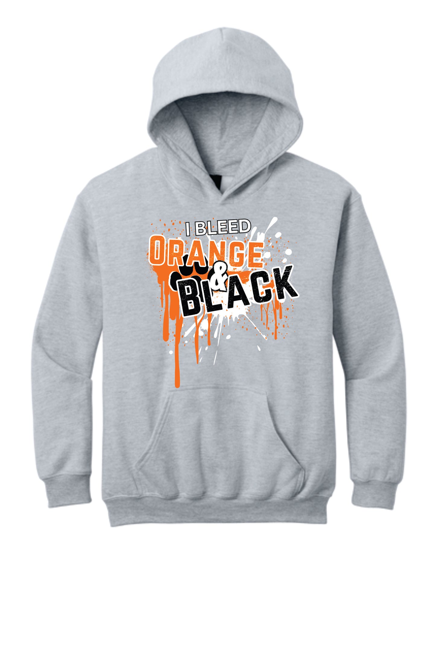 Youth I Bleed Orange & Black Hoodie
