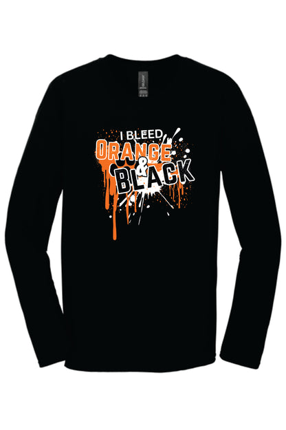 Youth I Bleed Orange & Black Long Sleeve