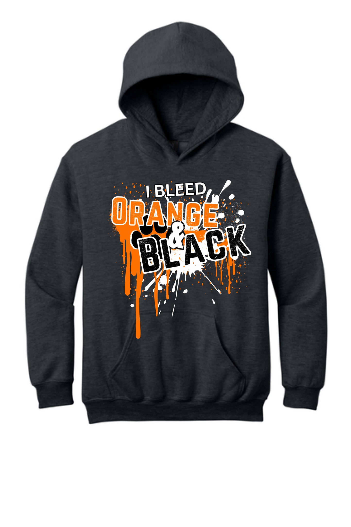 Youth I Bleed Orange & Black Hoodie