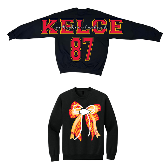 Football Big Back Crewneck With Jersey Number