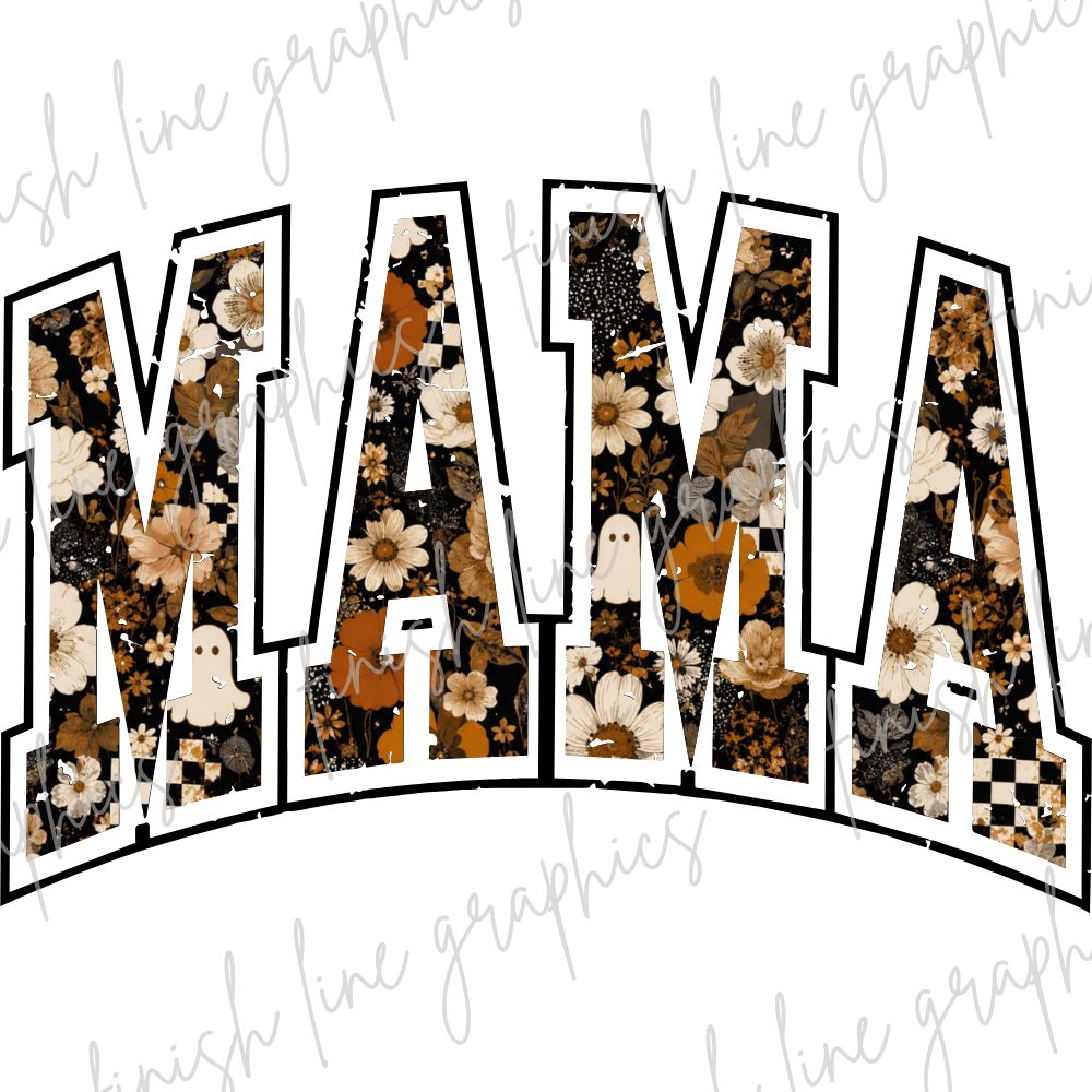 Mama Floral Ghost