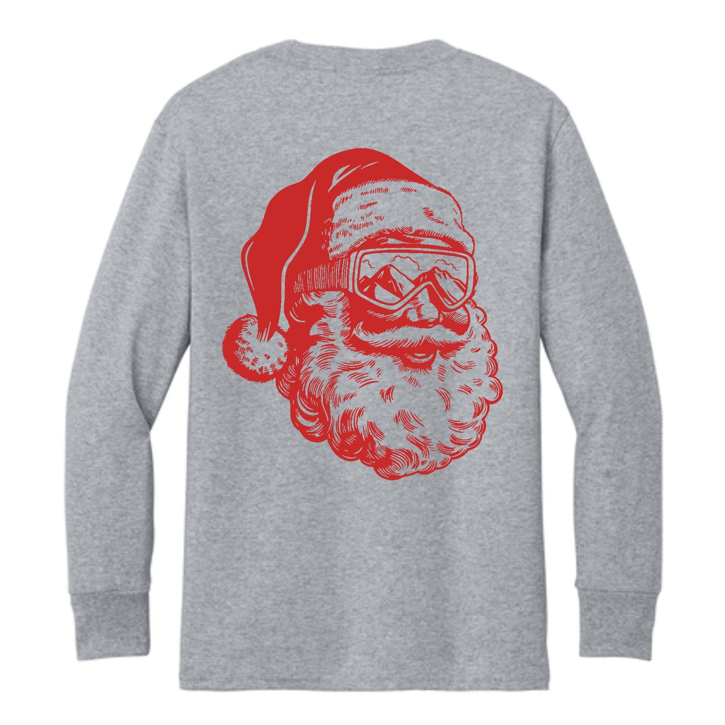Skiing Santa