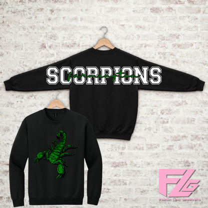 Scorpions Custom Big Back Crewneck