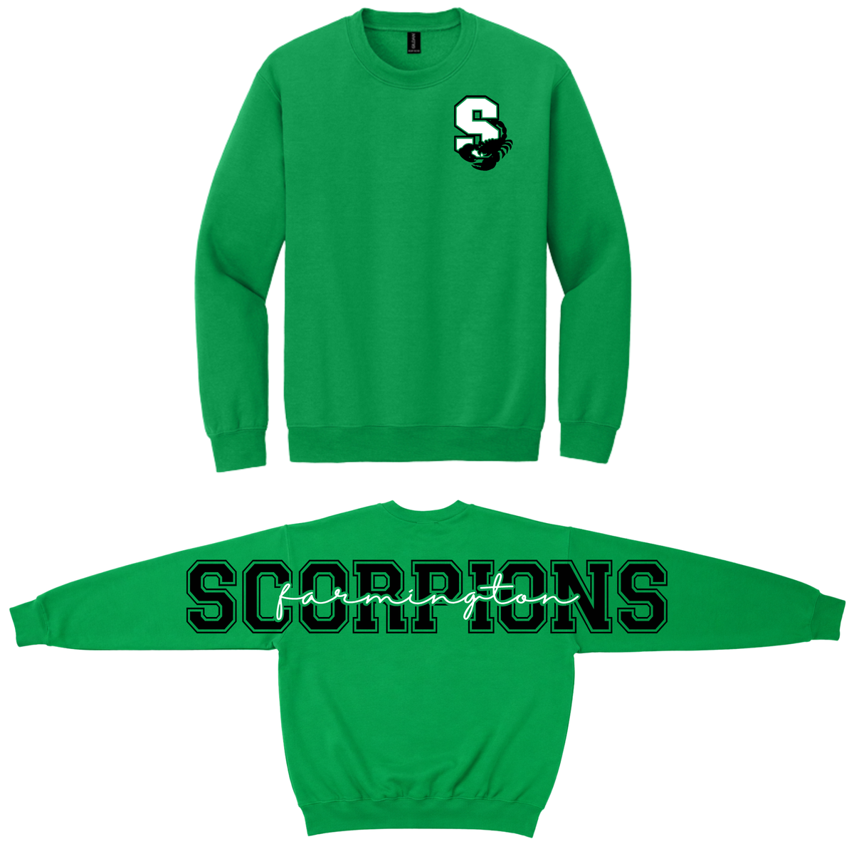 Scorpions Custom Big Back Crewneck