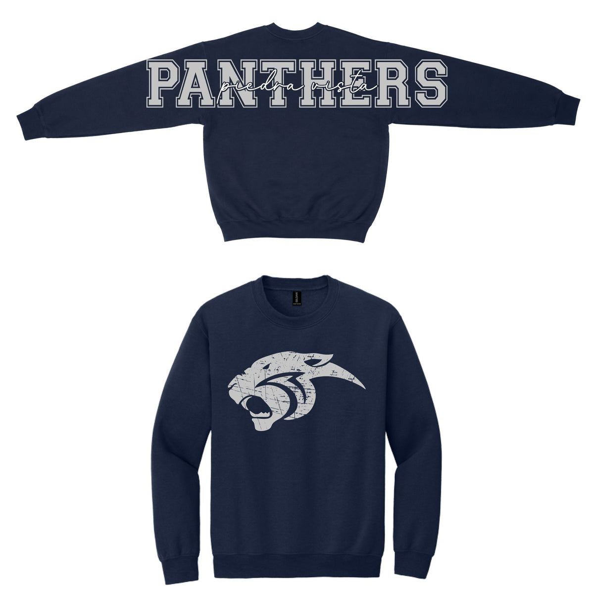 Panthers Custom Big Back Crewneck