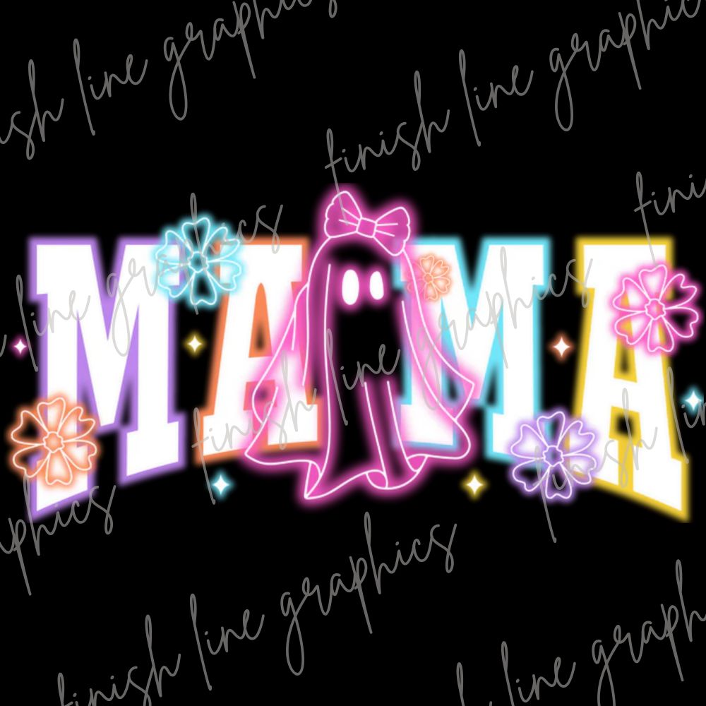 Neon Light Mama Halloween