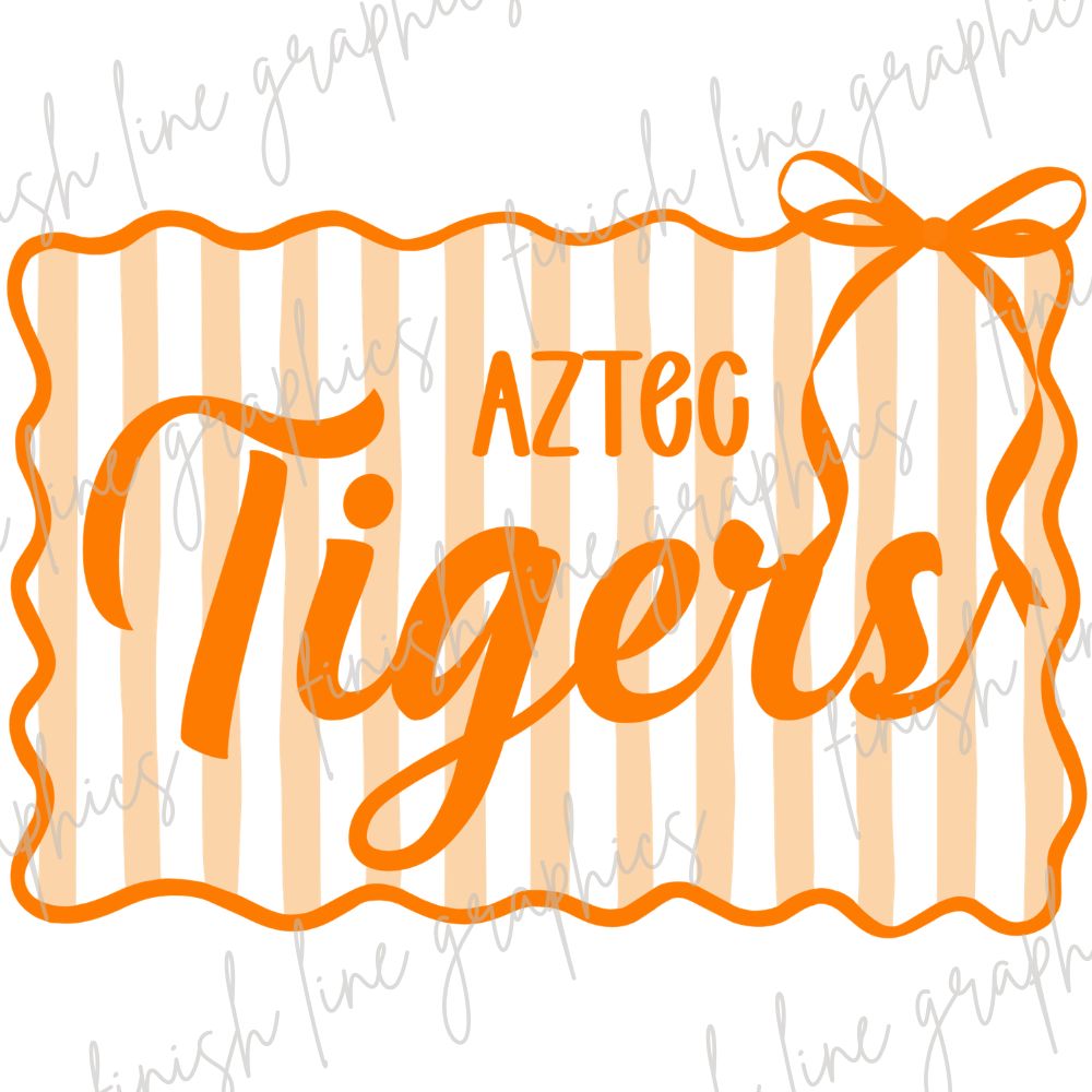 Preppy Aztec Tigers