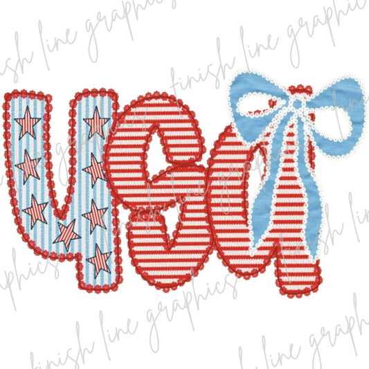USA Lace Ribbon