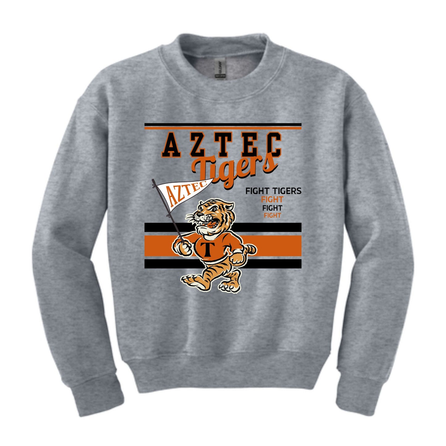 Youth Vintage Tigers Crewneck